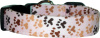 Muddy Paws Pink Handmade Dog Collar